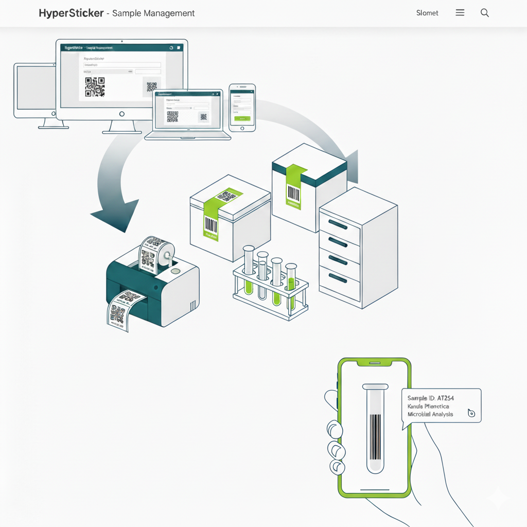 HyperSticker Smart Tracking System