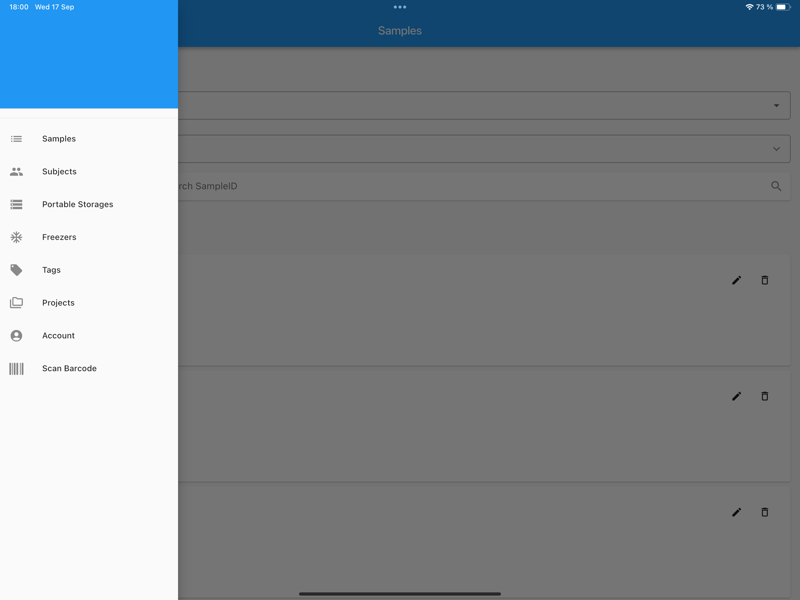 Navigation Sidebar